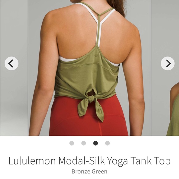 lululemon athletica Tops - BNWT Lululemon modal silk yoga tank